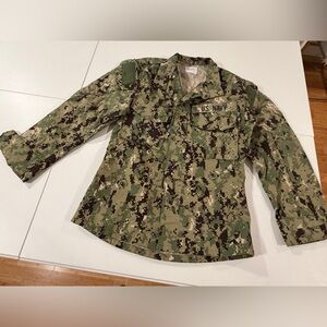 U.S. Navy NWU Type III Woodland Camo Blouse - XS-Short